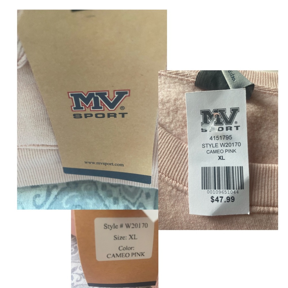 NWT | Yellowstone Sweatshirt in Cameo Pink | Size XL - Picture 3 of 3